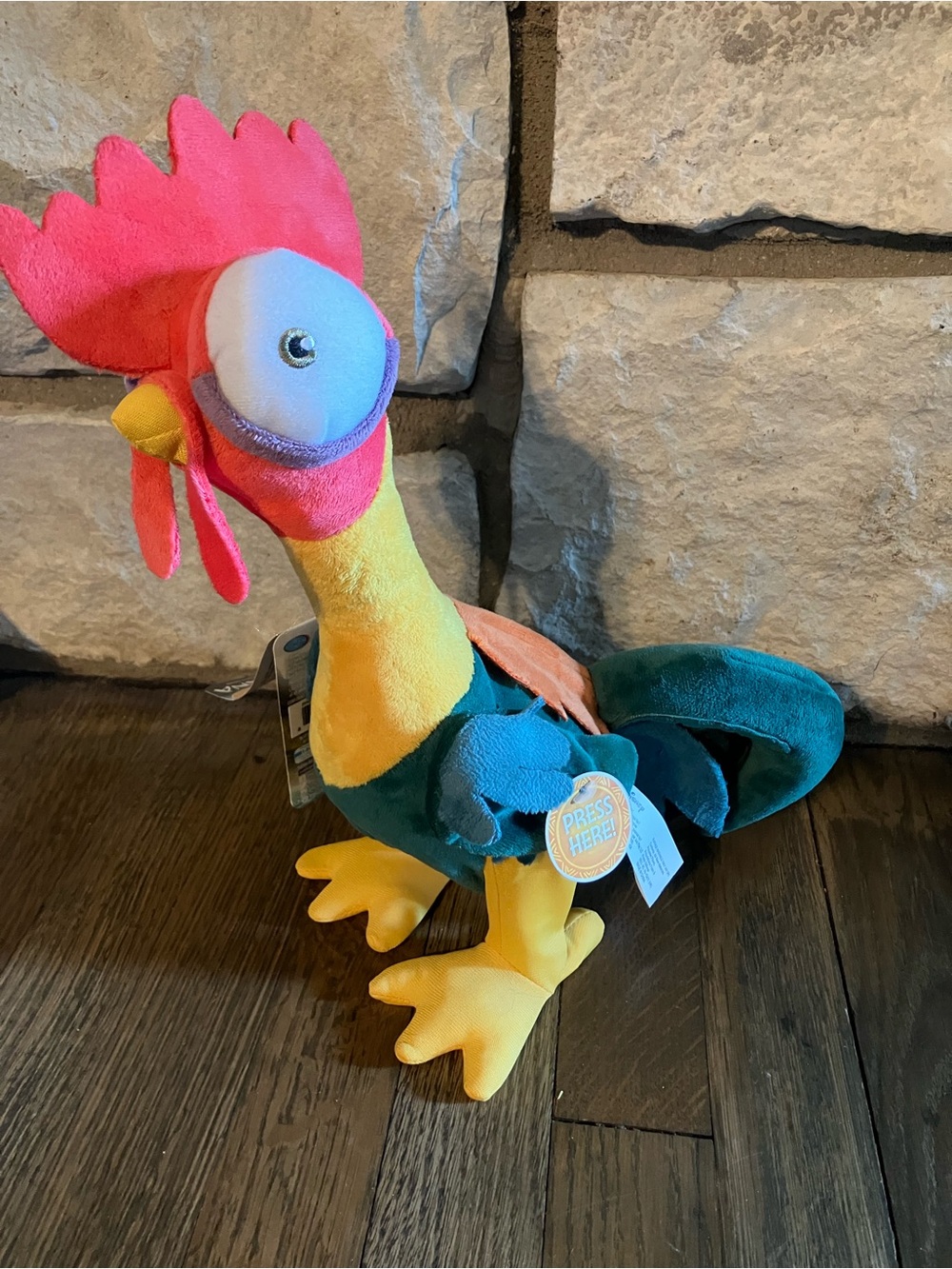 Moana - Hei Hei - Clucking & Dancing Rooster Plush Toy